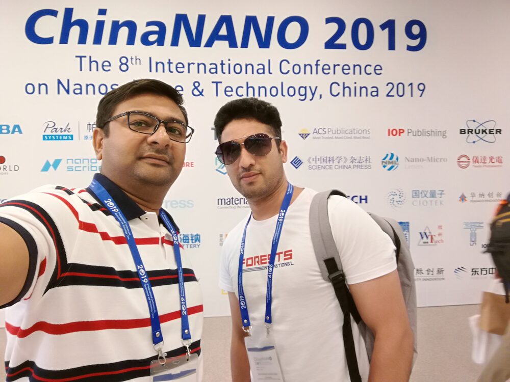 Dr. Khan at ChinaNANO 2019 in Beijing